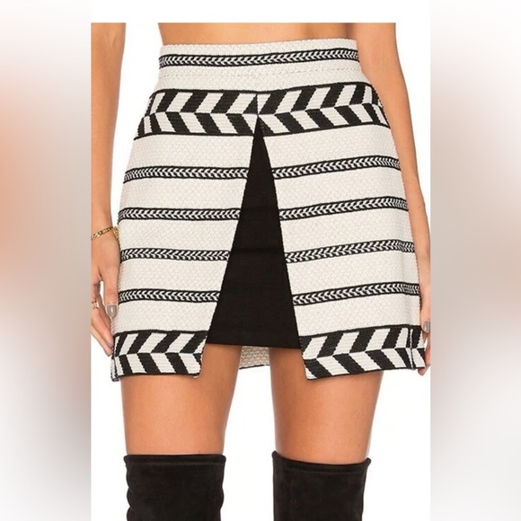 Alice + Olivia Dresses & Skirts - Alice + Olivia Black and White Striped Skirt